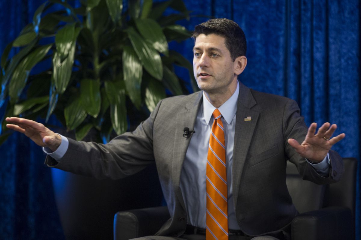 House Speaker Paul Ryan Speaks At Wisconsin Politics Forum In D.C.