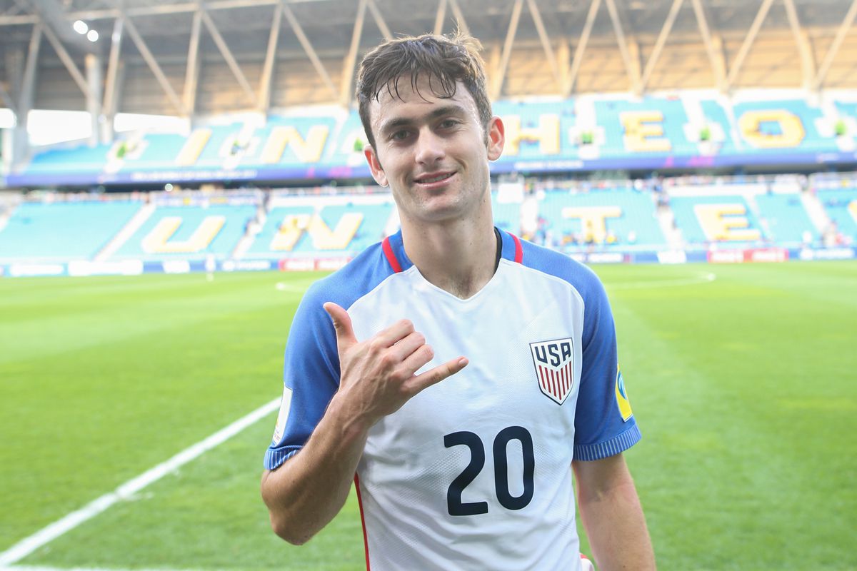 INCHEON, SOUTH KOREA - MAY 22: Luca de la Torre of USA compete pictured after the FIFA U-20 World Cup Korea Republic 2017 group F match between Ecuador and USA at Incheon Munhak Stadium on May 22, 2017 in Incheon, South Korea. (Photo by Joern Pollex - FIFA/FIFA via Getty Images)
