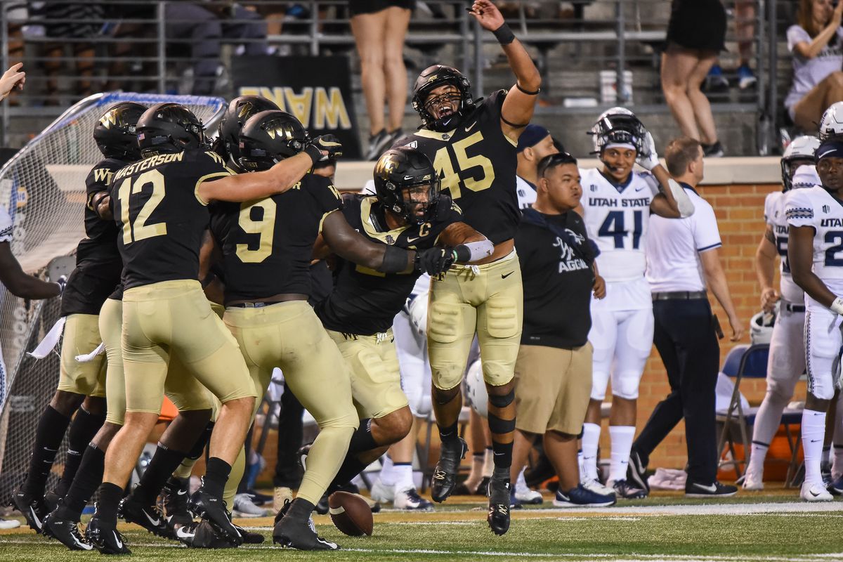 COLLEGE FOOTBALL: AUG 30 Utah State at Wake Forest