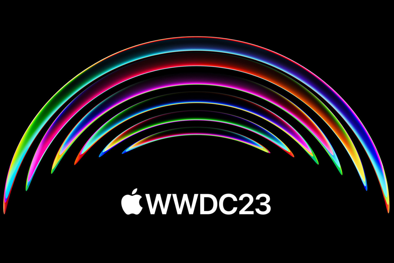 Illustration of Apple’s WWDC23 event
