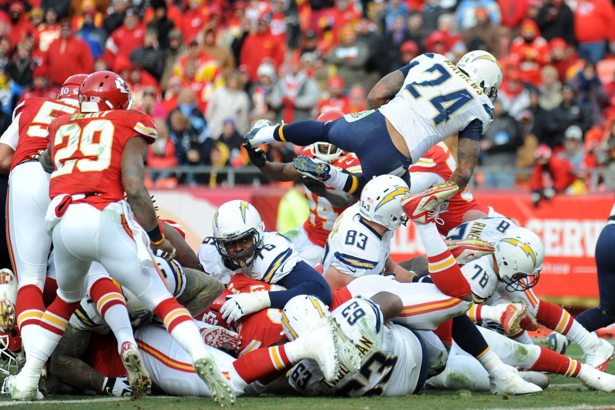 kansas city chiefs v chargers
