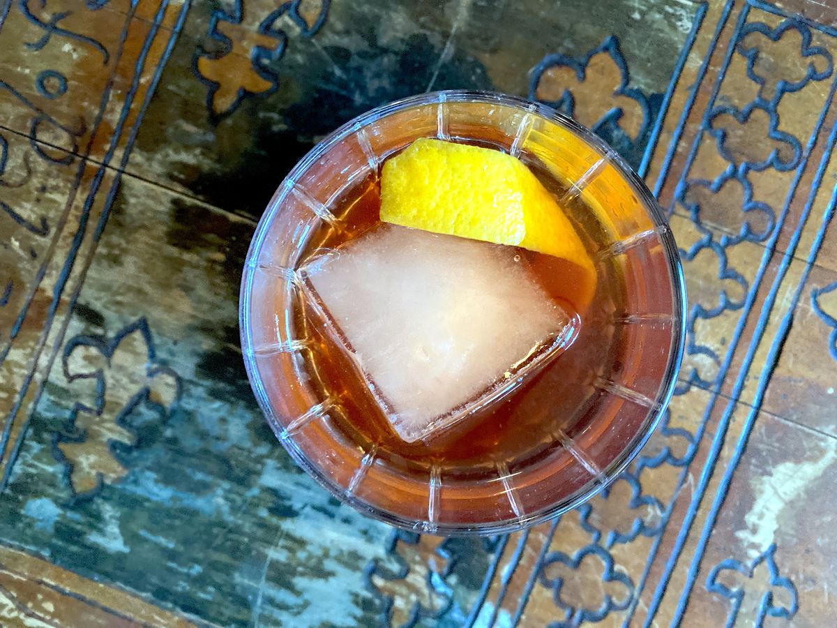 Old Fashioned cocktail at the Tavern in Los Olivos.