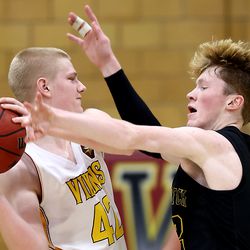 Viewmont and Wasatch play in a first round high school basketball game at Viewmont in Bountiful on Wednesday, Feb. 24, 2021.