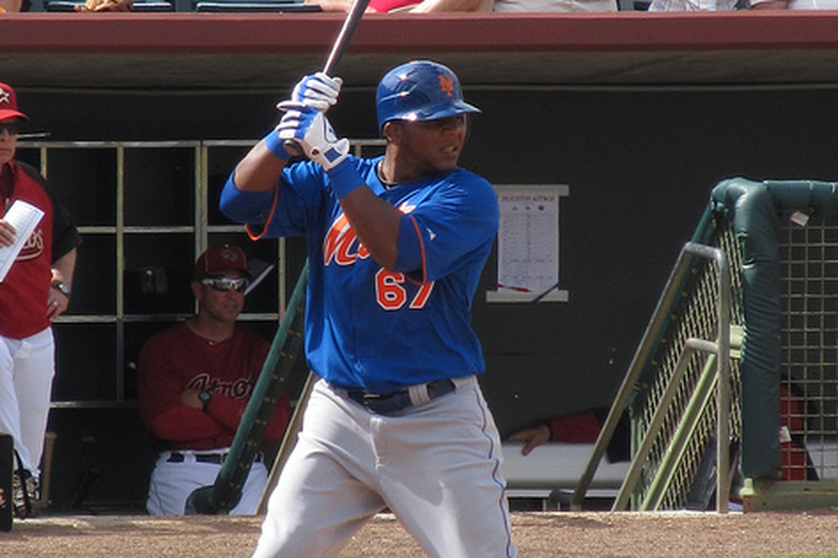 Despite controversy swirling, Cesar Puello is currently batting .338/.410/.613.