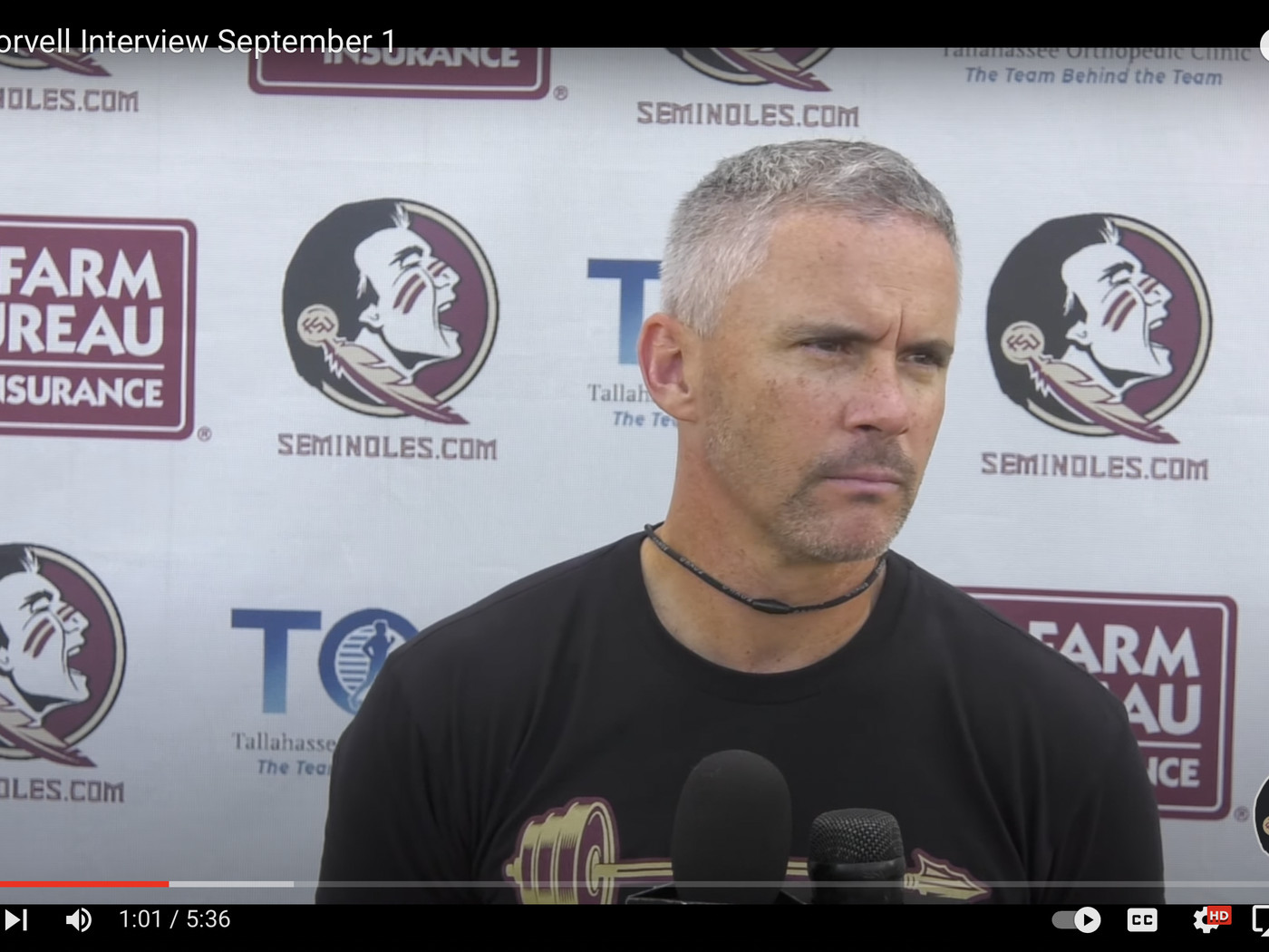 FSU head coach Mike Norvell talks Seminoles vs. LSU - Tomahawk Nation