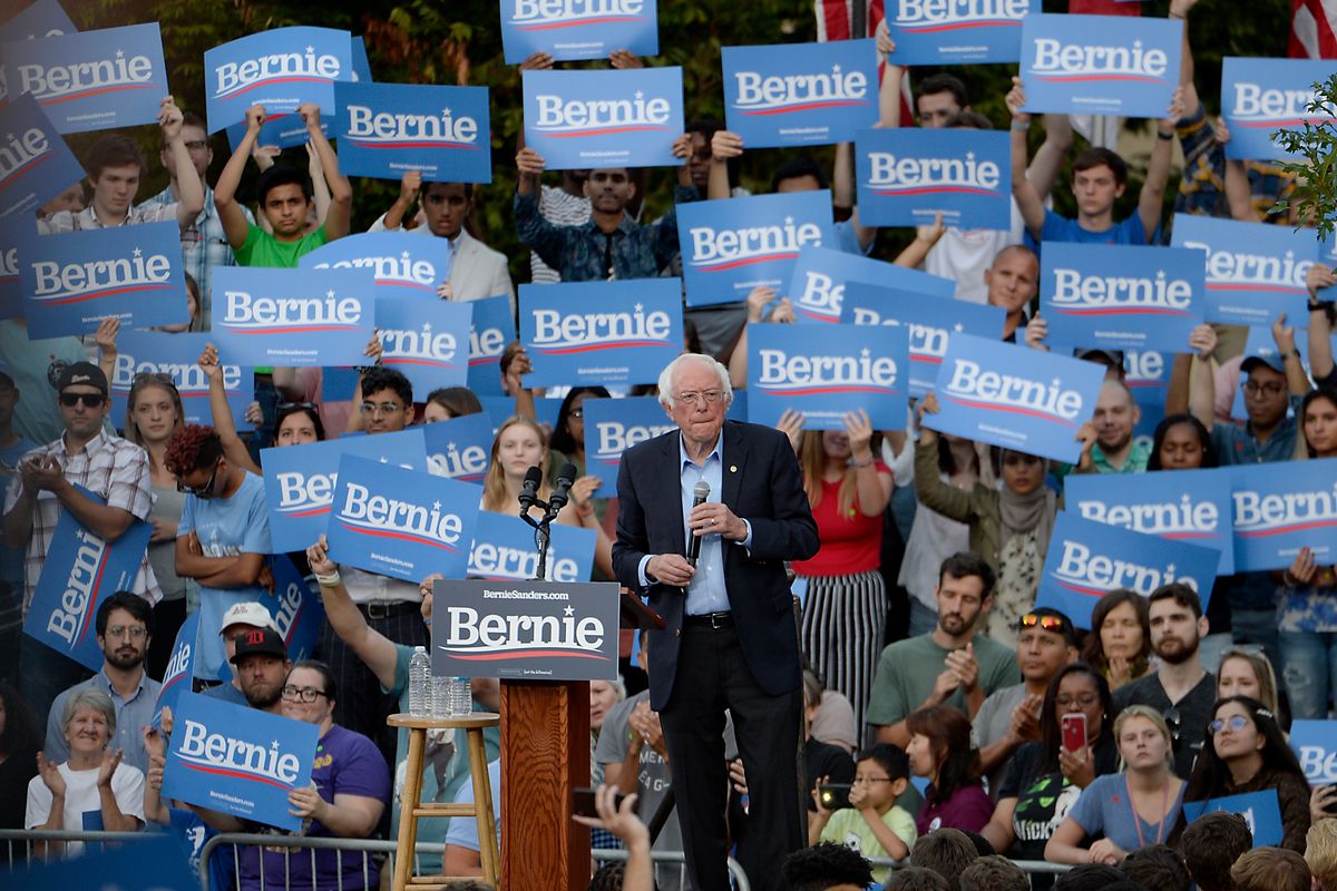 Bernie Sanders Holds Campaign Rally At University Of North Carolina
