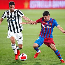 Yusuf Demir impressed again for Barca