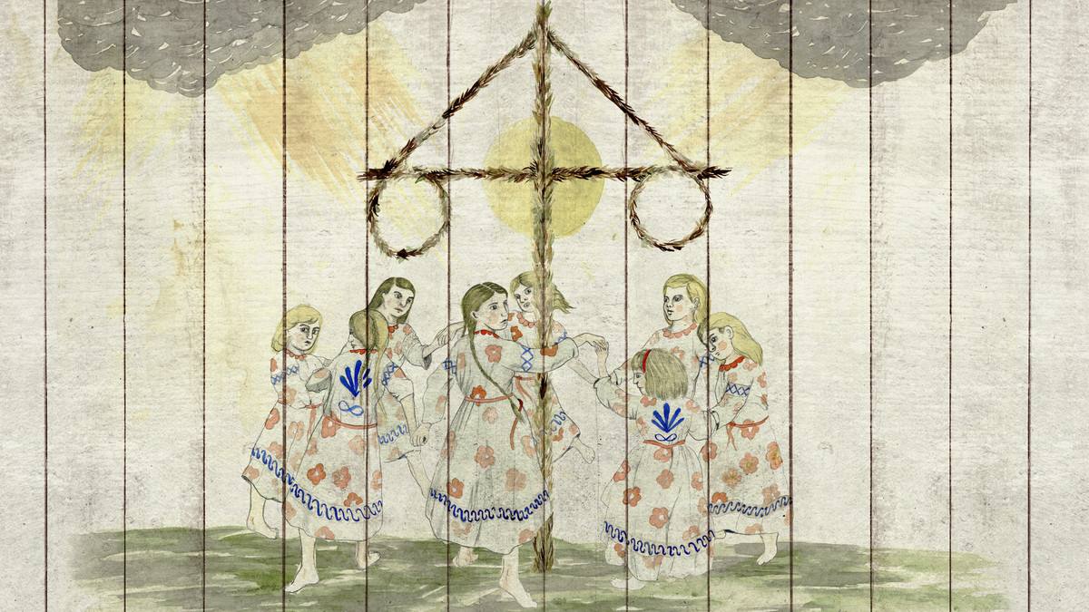 One of the many paintings featured in Midsommar.