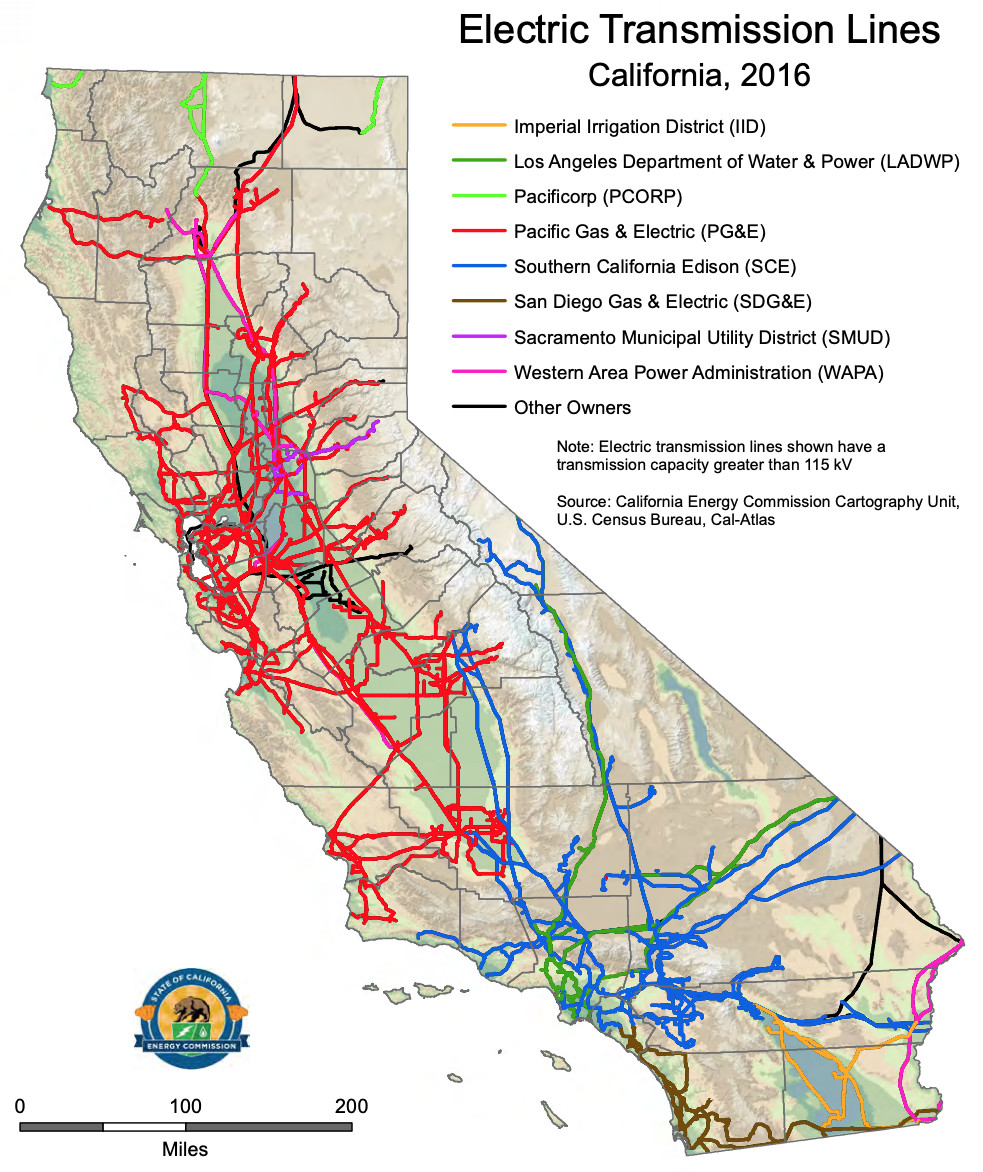 california transmission lines