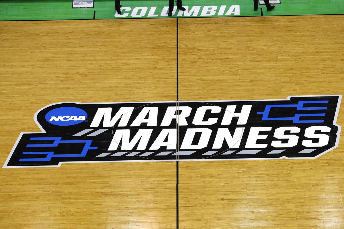A view of the March Madness logo prior to the game between the Duke Blue Devils and the North Dakota State Bison during the first round of the 2019 NCAA Men’s Basketball Tournament at Colonial Life Arena on March 22, 2019 in Columbia, South Carolina.