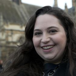 Rachel Kean activist and campaigner poses for the Associated Press outside the Palace of Westminster, after she witnessed the vote on 3 parent babies in the House of Commons, in London Tuesday, Feb. 3, 2015. Britain’s House of Commons gave preliminary approval Tuesday to permitting scientists to create babies from the DNA of three people, a technique that could protect some children from inheriting potentially fatal diseases from their mothers. The bill must still needs approval by the House of Lords _ and a further Commons vote on any amendments _ before becoming law. If so, it would make Britain the first nation to allow embryos to be genetically modified. Britain has long been a leader in reproductive technology; the world’s first baby from in vitro fertilization, Louise Brown, was born in the U.K. in 1978. 