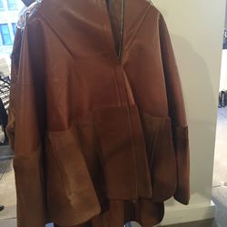 Resort 2016 leather jacket, size 4, $2,000 (from $4,995)