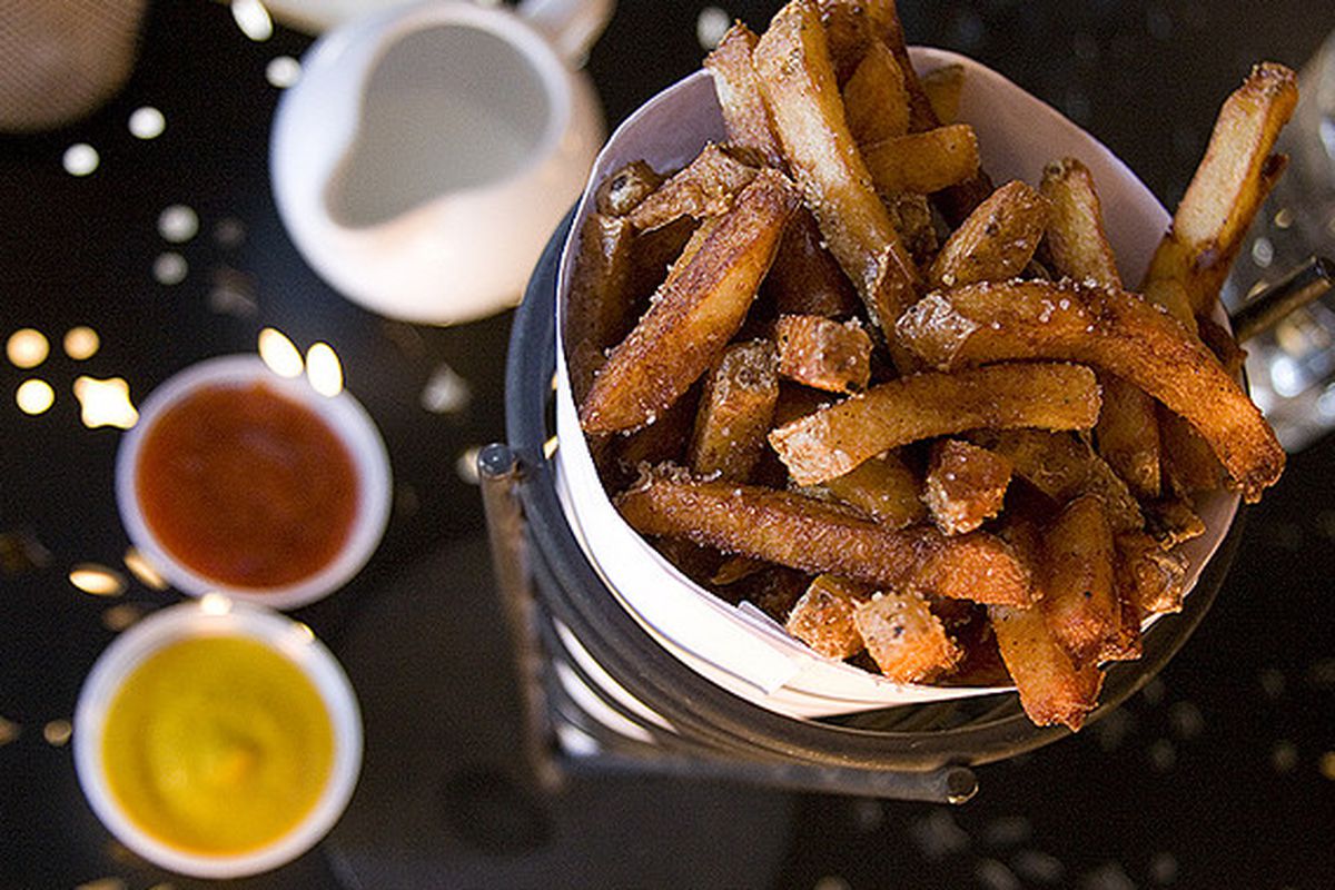 The famous fries at Duckfat 