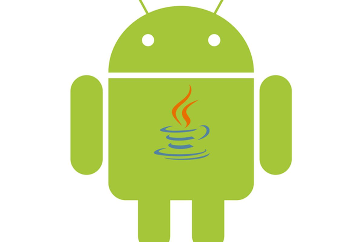 Android with Java logo comp