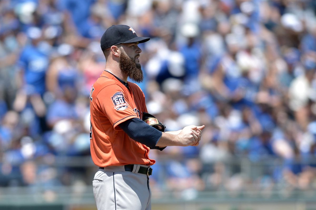 Dallas Keuchel struggled mightily this afternoon against the Royals