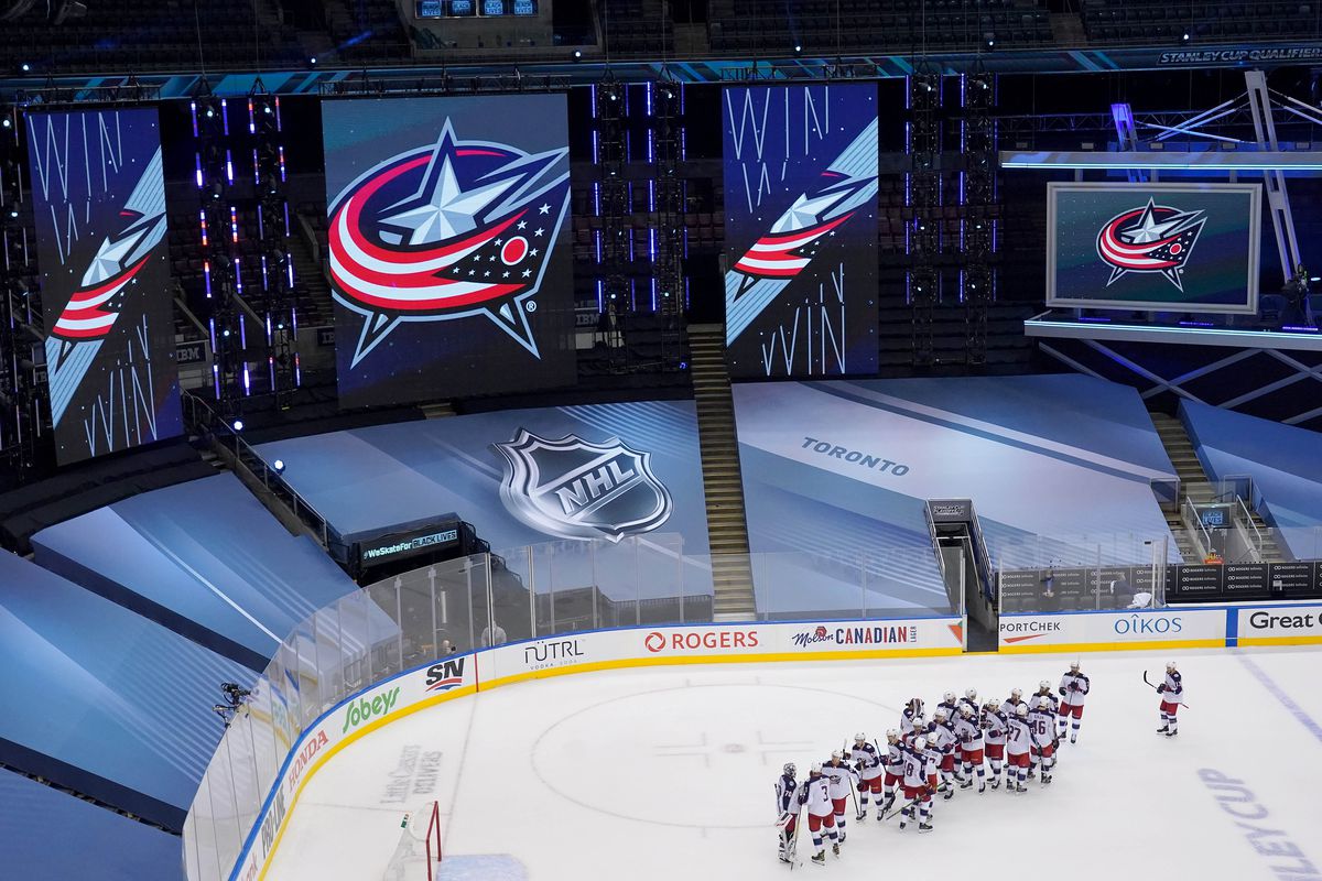 NHL: Eastern Conference Qualifications-Columbus Blue Jackets vs Toronto Maple Leafs