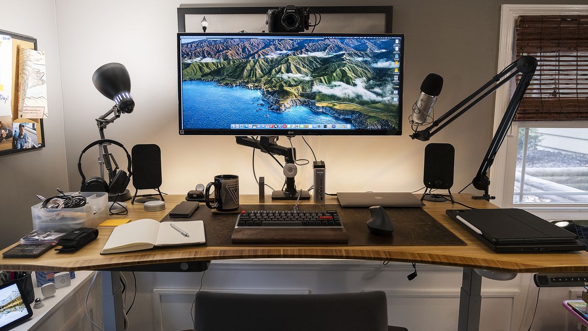 A long look at the workspace of one of The Verge’s leading tech enthusiasts.