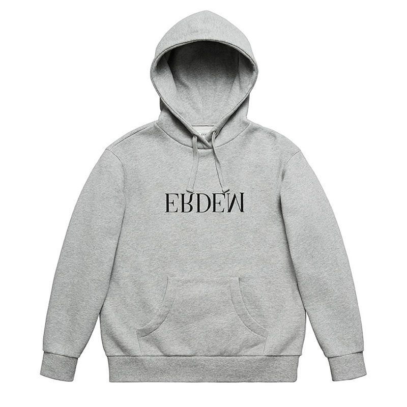 Erden for H&amp;M gray logo hoodie