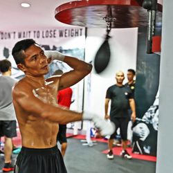 Donnie Nietes works out for his Pinoy Pride 30 bout.