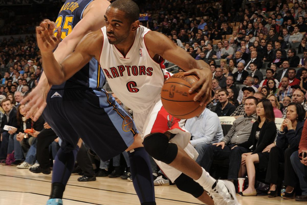 Can anyone name this Raptors player? A clue, he scored 7 points tonight against the Nuggets. 