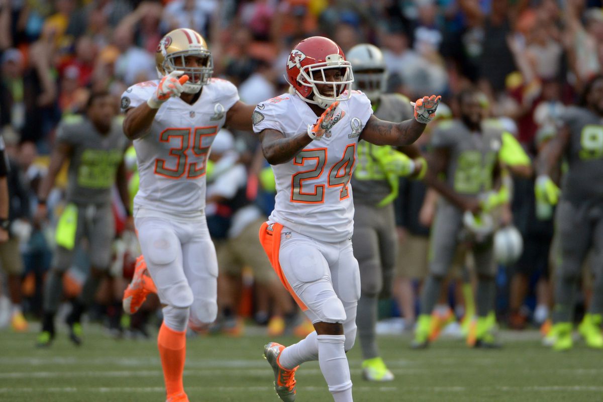 Brandon Flowers at the 2014 Pro Bowl