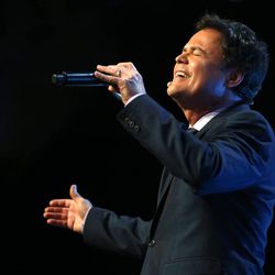 Donny Osmond sings at RootsTech at the Salt Palace in Salt Lake City on Saturday, Feb. 14, 2015. 