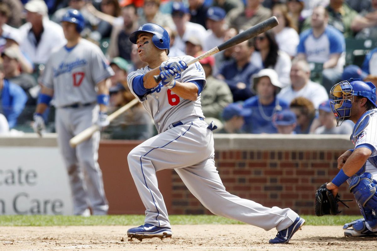 Jerry Hairston Jr. will try for his third home run this week. Mandatory Credit: Jerry Lai-US PRESSWIRE