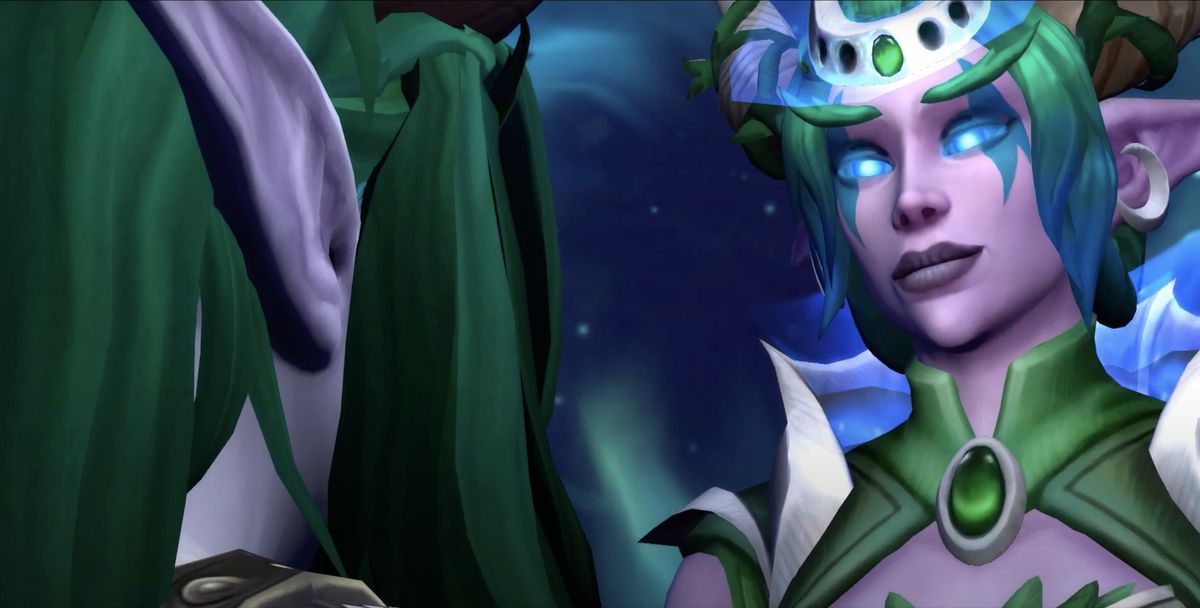 World of Warcraft: Dragonflight - Ysera, the green aspect of the Dragonflight, smiles fondly at her daughter