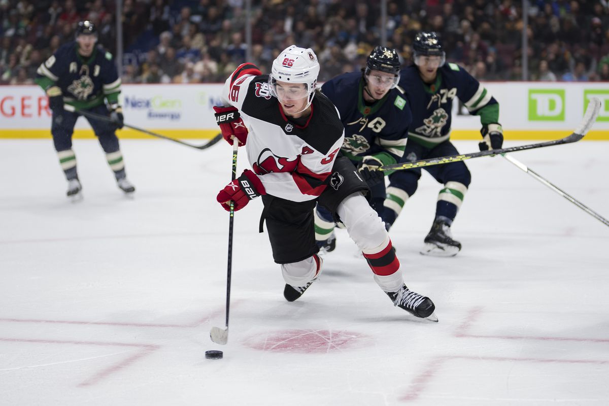 NHL: New Jersey Devils at Vancouver Canucks