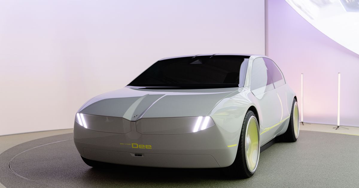 BMW i Vision Dee to futurystyczny elektryczny sportowy sedan, który może Ci odpowiedzieć