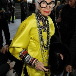 Iris Apfel, fashion's grandmother. 