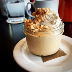 Butterscotch pudding at Row 34