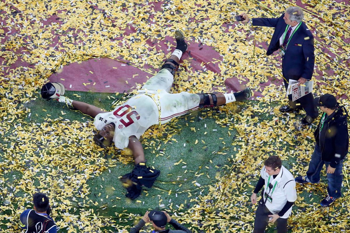 Alabama won the 2015 College Football Playoff, and are pre-season #1.