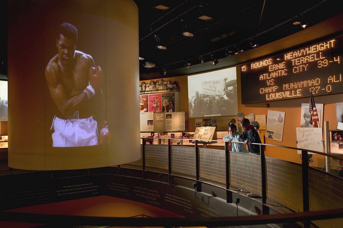 The Muhammad Ali Center in Louisville, Ky. where Jackson will take over as CEO. The interior of the museum.