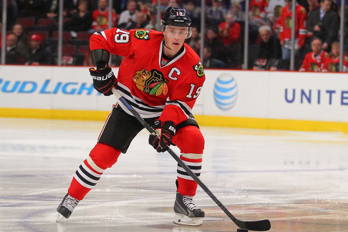 Chicago Blackhawks' Jonathan Toews Is Stone told Fox that it was neces...