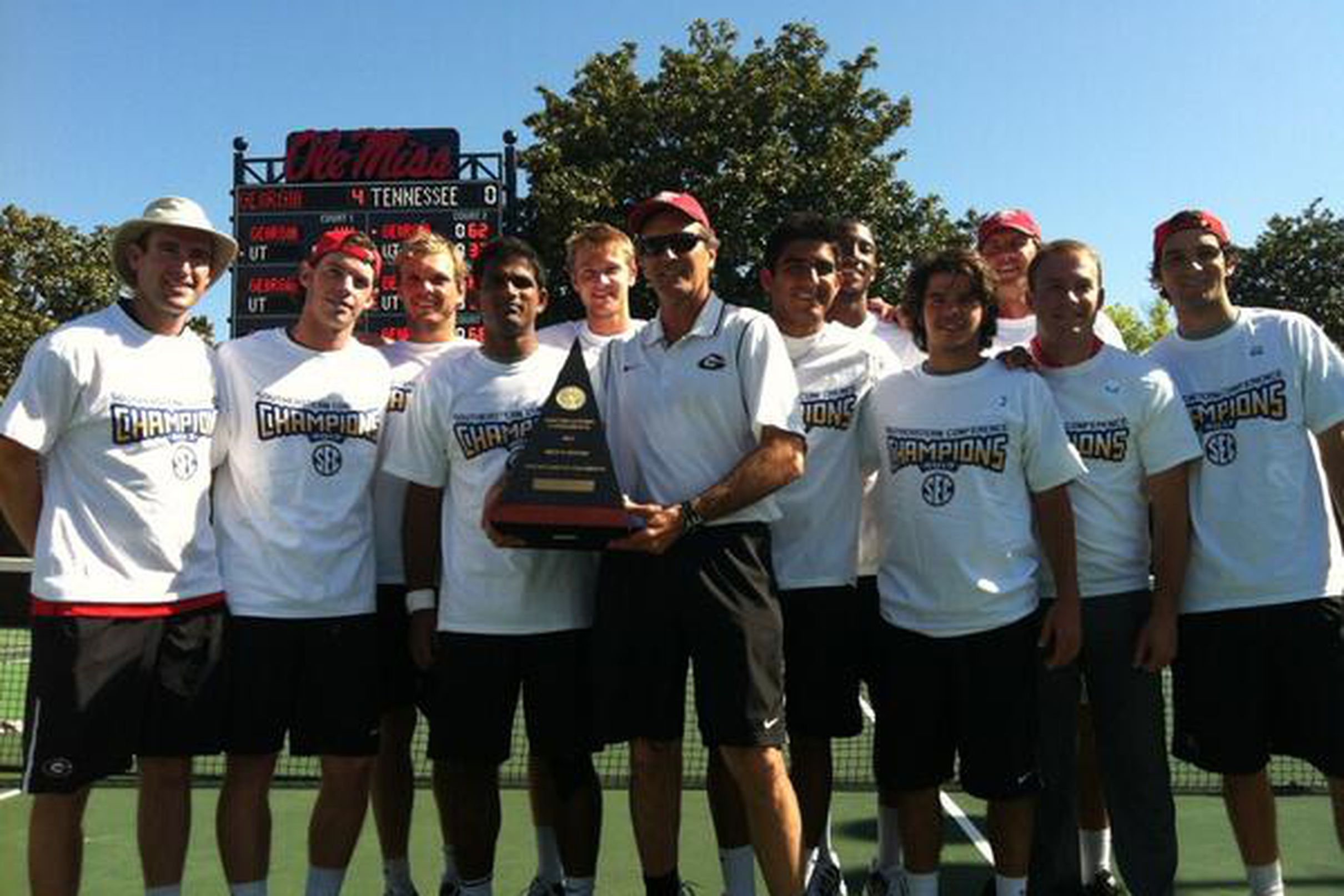 UGA Men's Tennis Wins Eighth SEC Tournament Title, 36th Title Over All