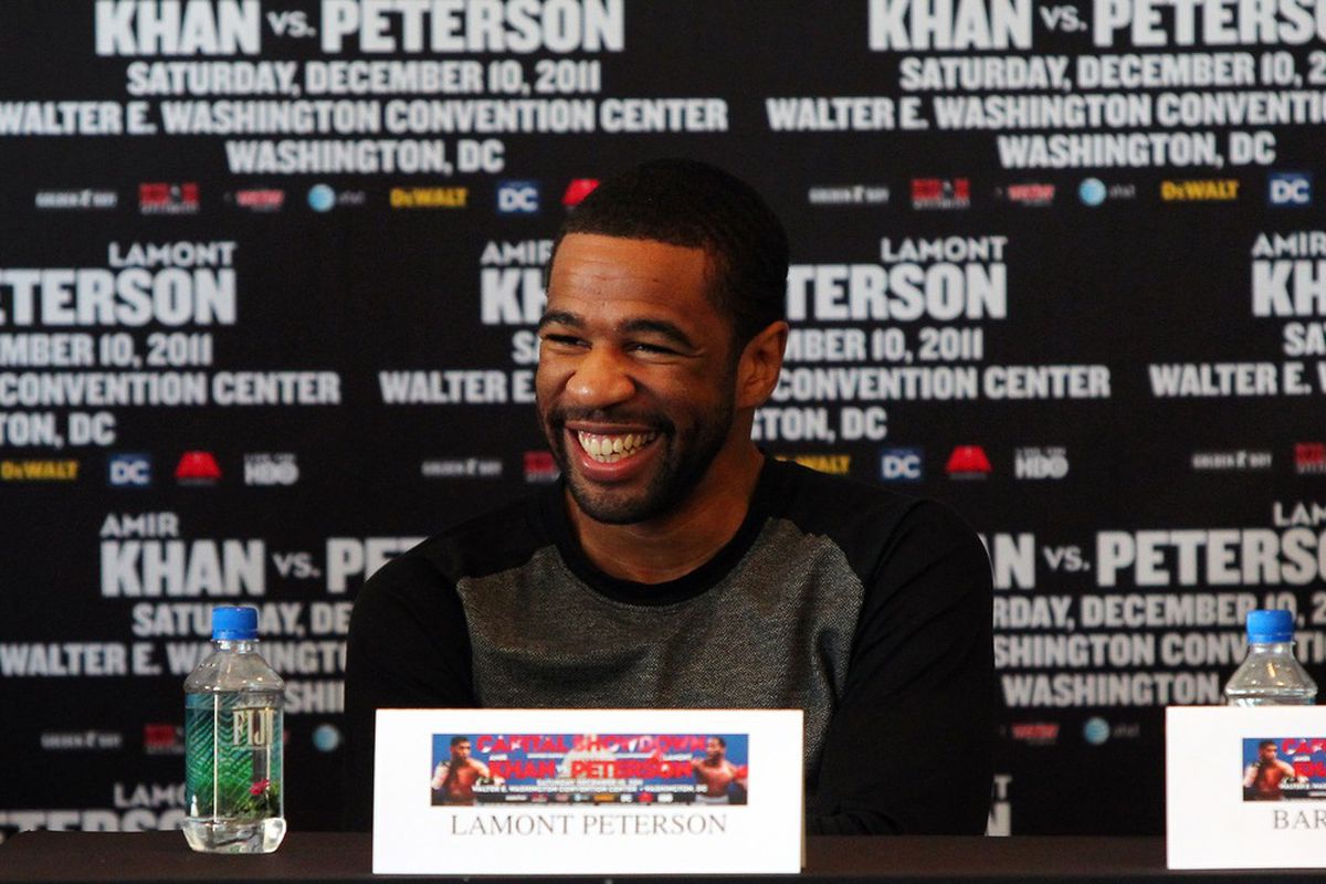 Lamont Peterson will be a guest on tonight's MMA Nation on 106.7 The Fan. (Photo by Ned Dishman/Getty Images)
