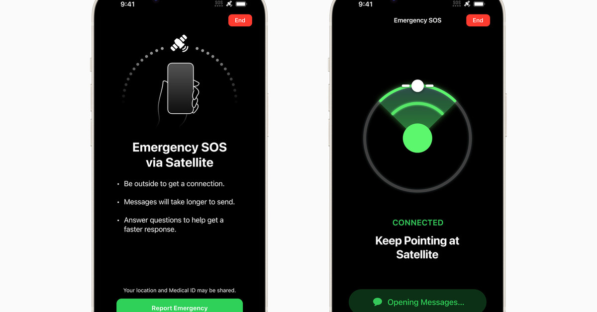 Apple’s Emergency SOS link puts it into the satellite fight with SpaceX and more
