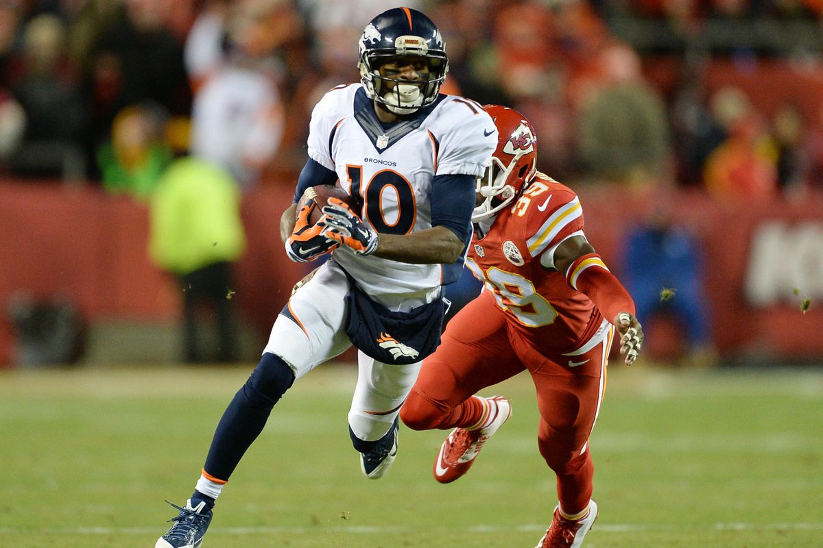 Emmanuel Sanders could see an abundance of points in Week 14 with DT potentially missing from the lineup.