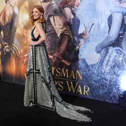 Jessica Chastain's tasteful sideboob by Altuzarra's fall 2016 collection.