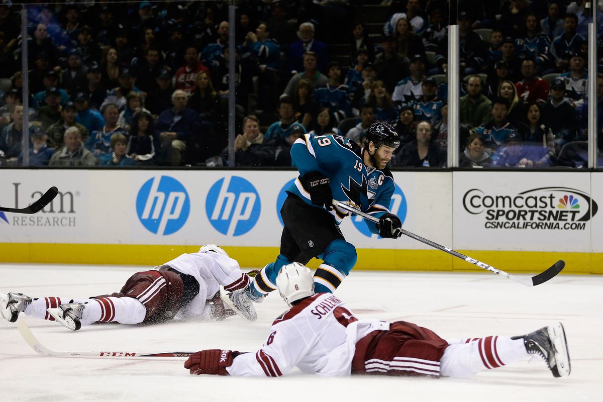 The Coyotes have no choice but to bow to the awesome presence of Joe Thornton.