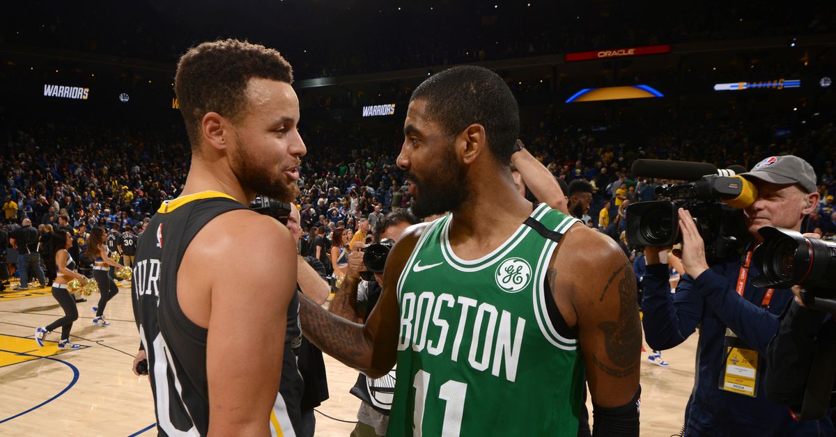 After epic showdown, Steph Curry and Kyrie Irving sing each other’s praises...