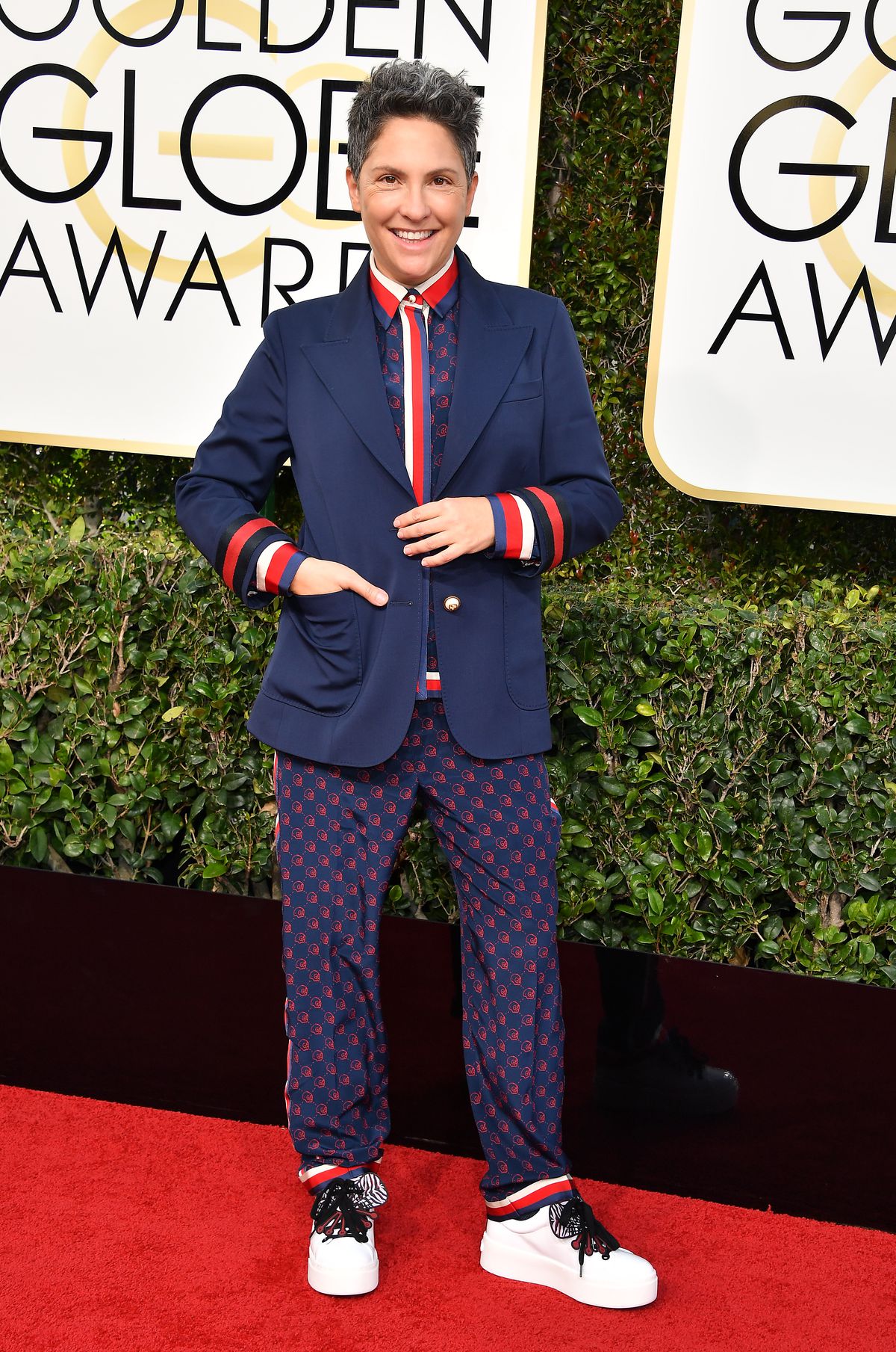 Jill Soloway on the Golden Globes red carpet