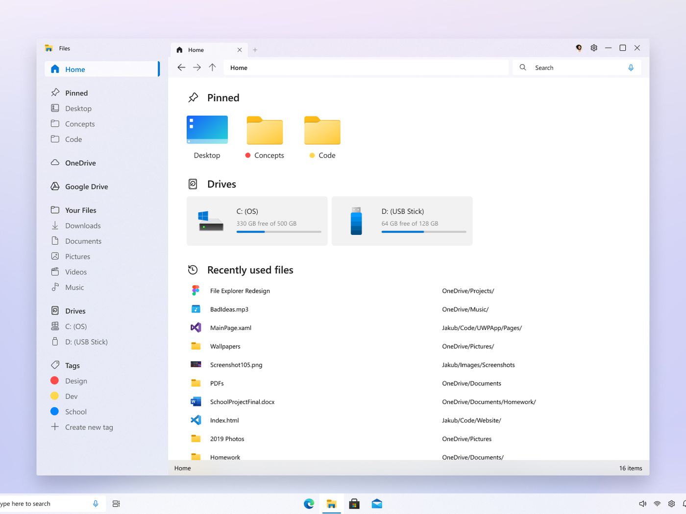 This Is The Best Windows File Explorer Design Concept I Ve Ever Seen The Verge