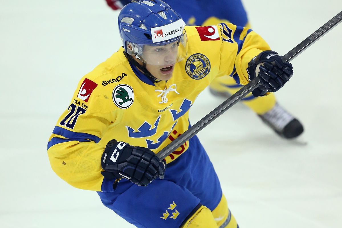 Minnesota freshman forward Leon Bristedt is the lone North American player in Sweden's camp.