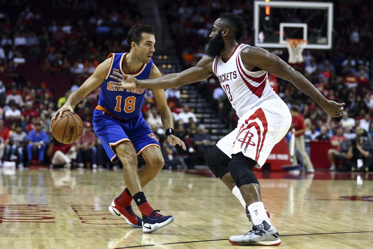 NBA: Preseason-New York Knicks at Houston Rockets