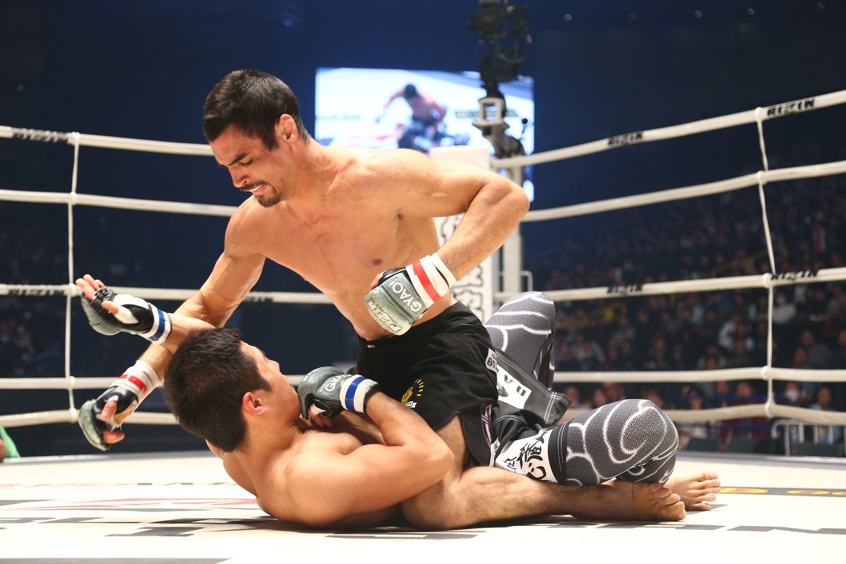Kron Gracie, top, will make his return to the Rizin ring at Rizin 2 on Sunday in Tokyo.