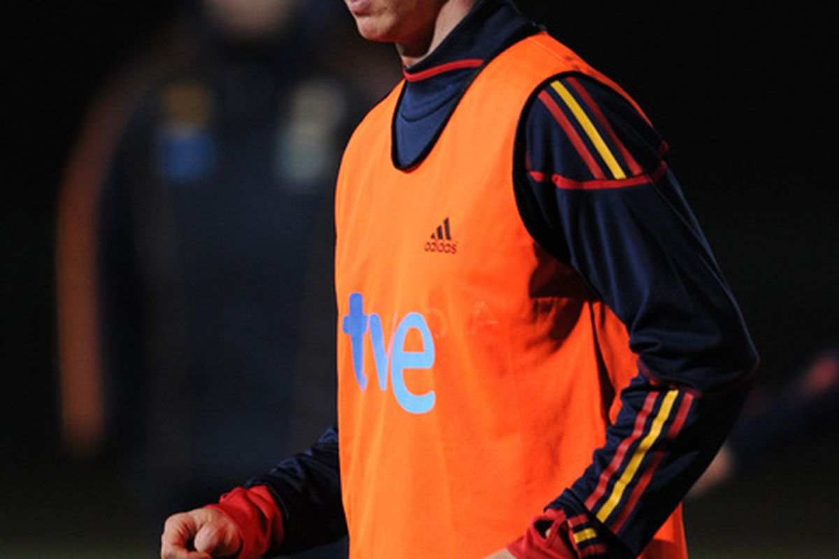 Fernando Torres finally gets back on the scoring charts for Spain in their 4-0 thrashing of Lichtenstein.