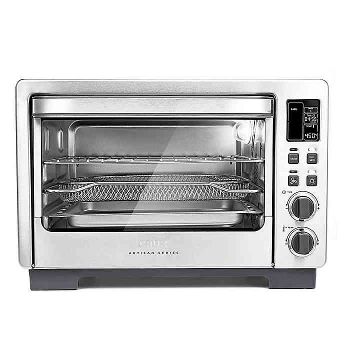 The Crux combo toaster oven and airfryer