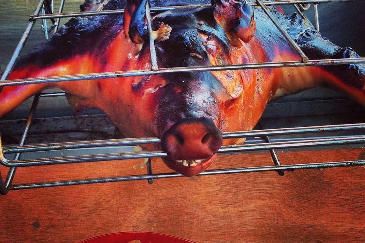 Pig Roast at Salu on Magazine Street on Saturday
